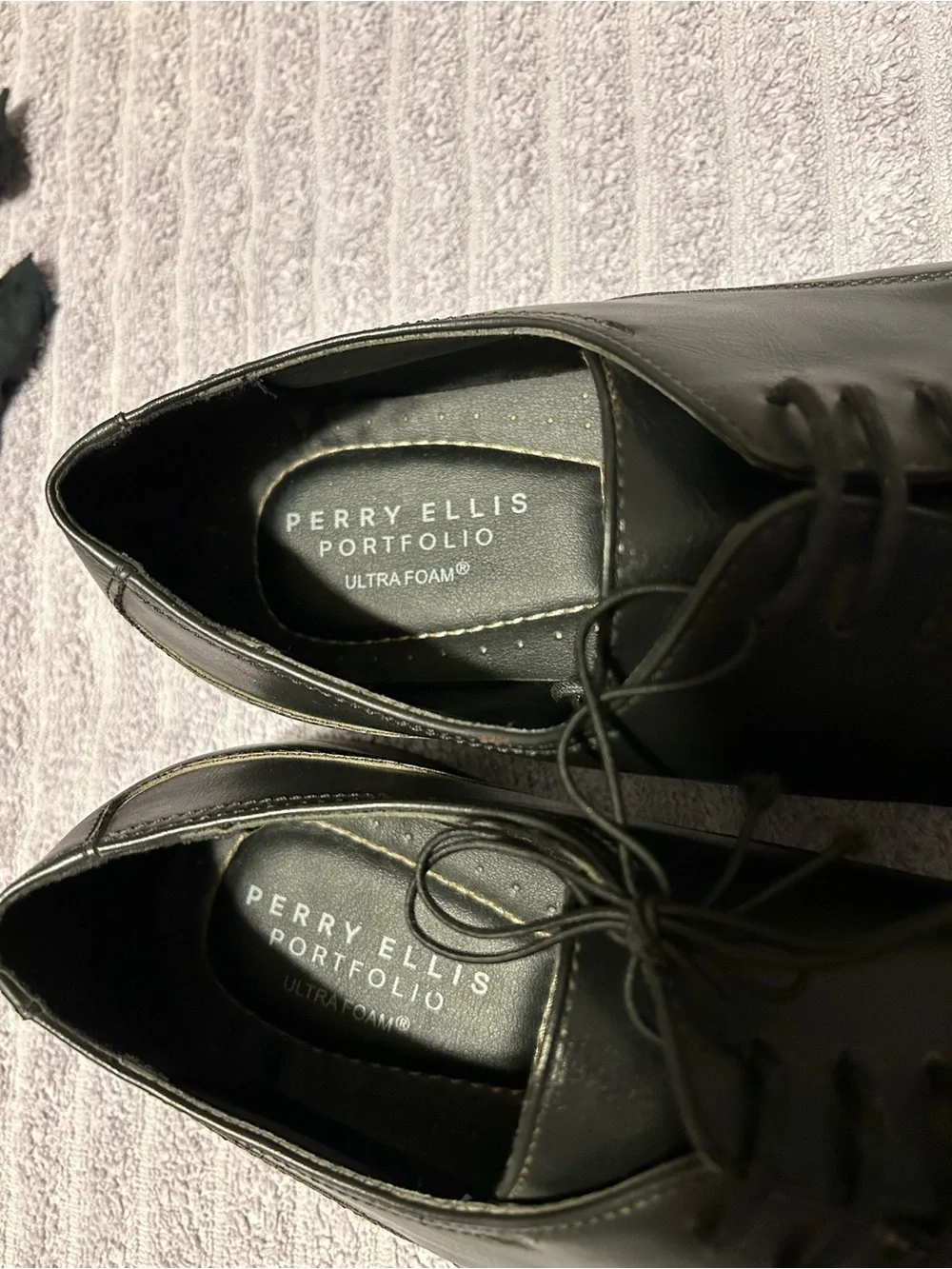 Perry Ellis Black Men’s Dress Shoes Portfolio (Dwayne) Ultra Foam Size 13